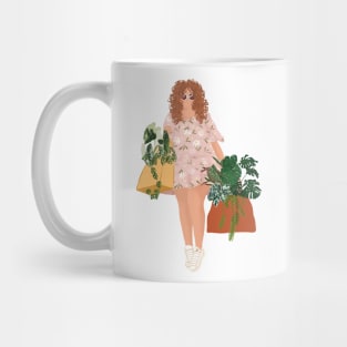 Girl Plant Shopping 10 Mug